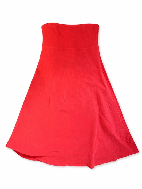 lululemon athletica Dresses & Skirts - Lululemon Reversible Strapless Dress (2-in-1!) | Coral Red / Grey | Size 4